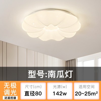 塑料led吸顶灯圆形客厅灯灯具卧室灯现代简约卧室灯餐厅书房灯饰图4