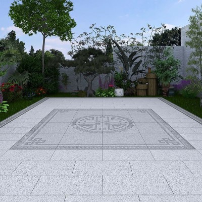 别墅院子无限拼花地砖地铺石瓷砖户外庭院花园露台入户门口地板砖图5
