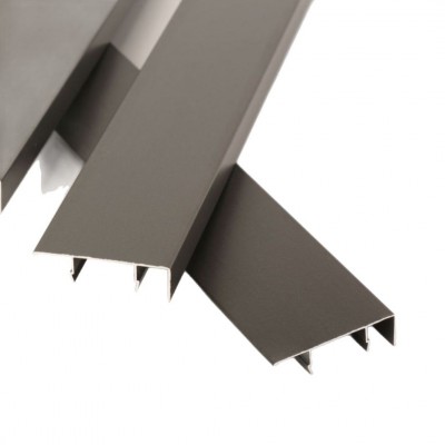 铝合金直边卡扣踢脚线航空铝基材明装地脚线加厚多规格装饰条批发图5