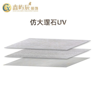 全屋快装仿大理石装饰UV板 新型环保pvc石纹板 酒店KTV专用UV板图3