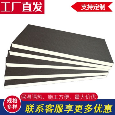 聚氨酯保温板 复合保温板冷库外墙聚氨酯泡沫板B级保温板材工厂图1