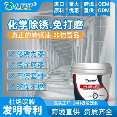 水性金属汽车免打磨专用除防锈铁锈转换化剂固锈剂漆转锈防锈漆