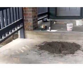 别墅装修沉浸式贴地砖